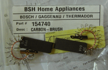 New Bosch carbon brushes, PN 154740