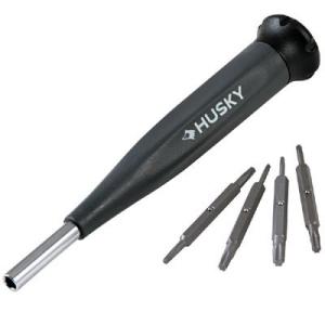 Husky 8-in-1 precision screwdriver with Torx bits