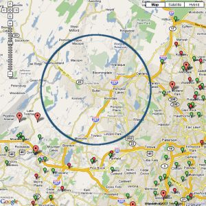 DSLreports.com Verizon FiOS map for Butler, NJ