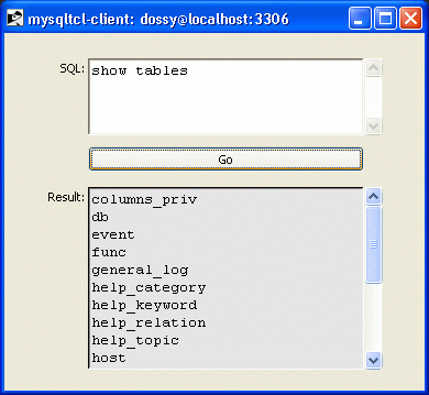 mysqltcl-client query dialog